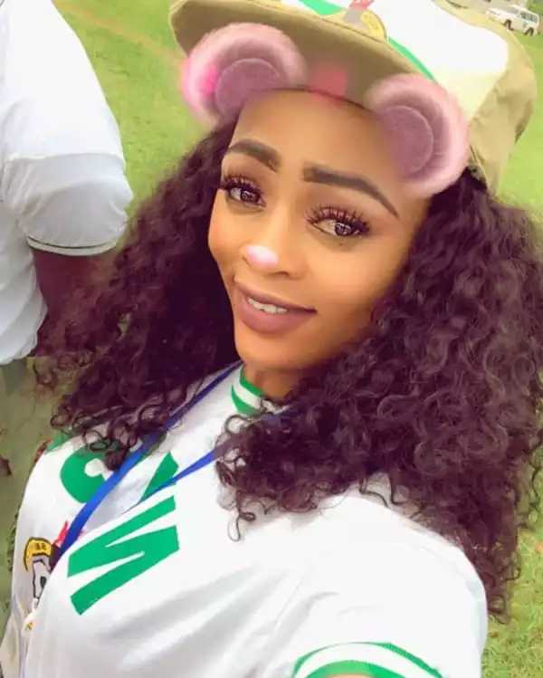The Beautiful Lady Who Recorded Success In Viral Video, Spotted At NYSC Camp